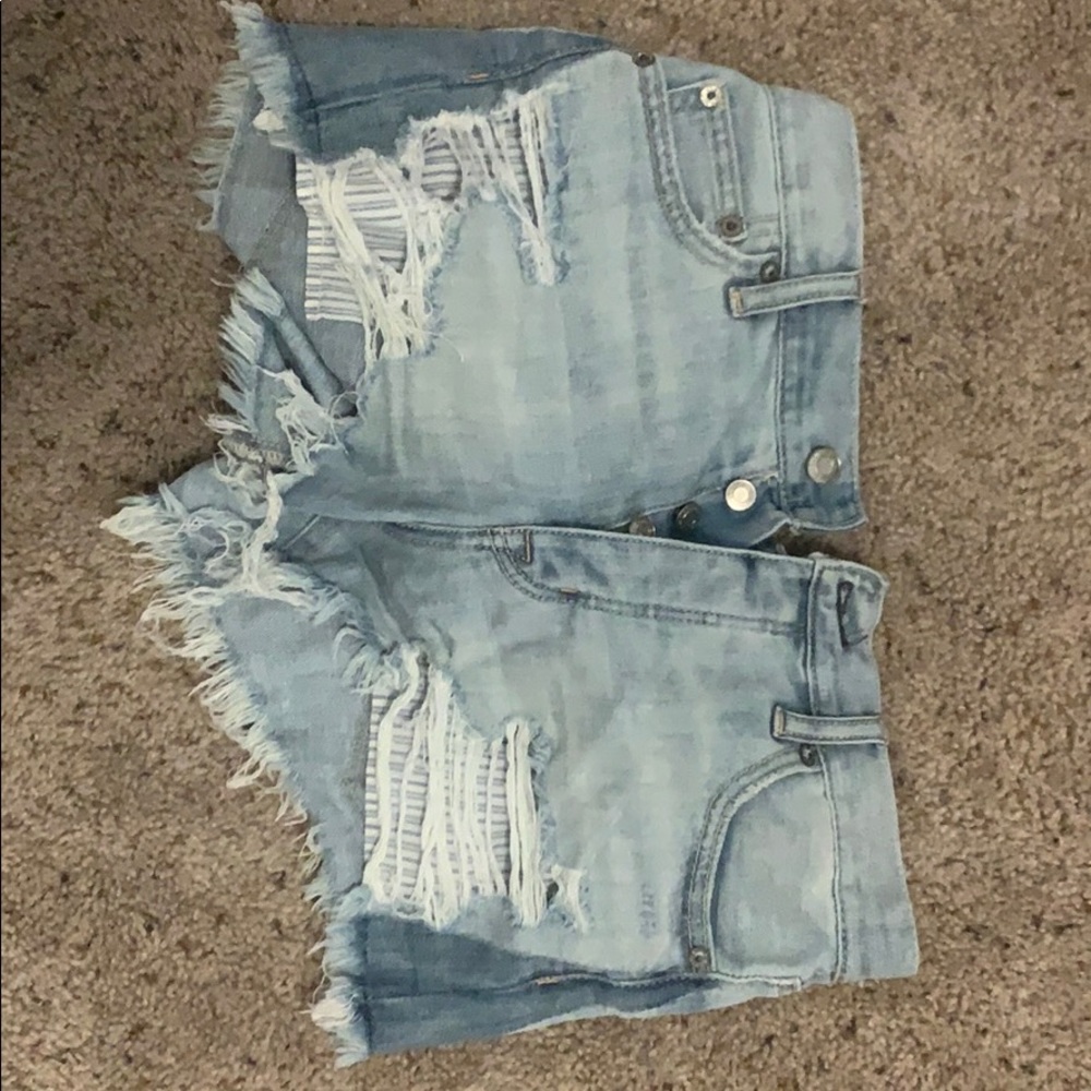 Denim shorts